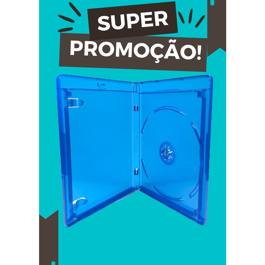 10 Estojo Capa Caixa Box Bluray Azul Elite Filme Bd Promoção!