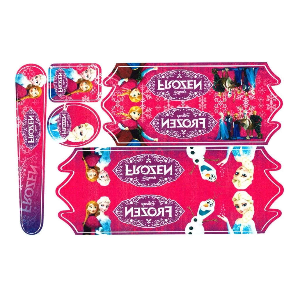 Adesivo Frozen Para Bicicleta Infantil Aventura No Gelo Girl