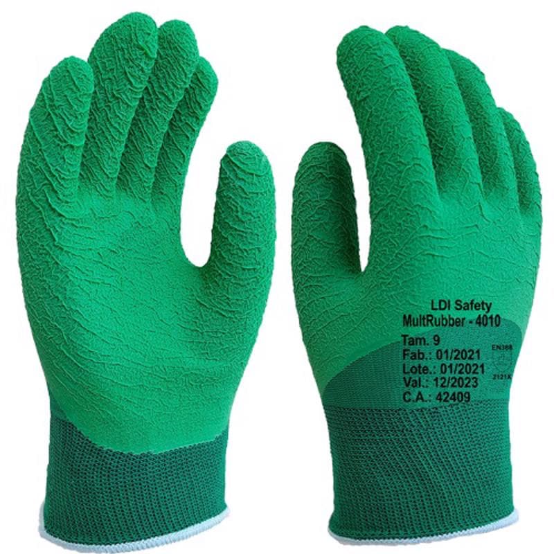 Luva Térmica Segurança Multrubber Soft Tamanhos 8 9 10  LDI CA 42409