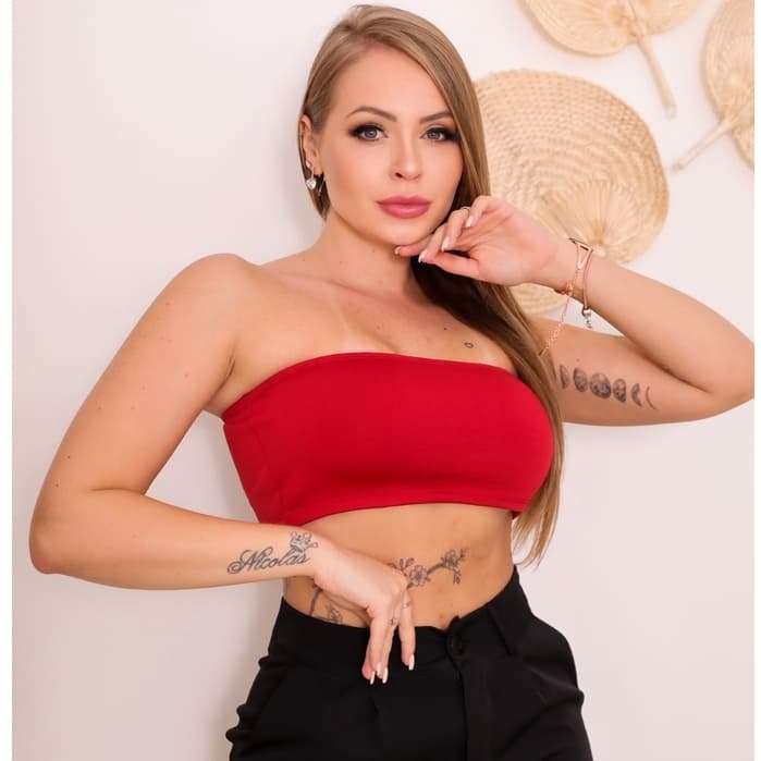 Top Faixa Vermelho