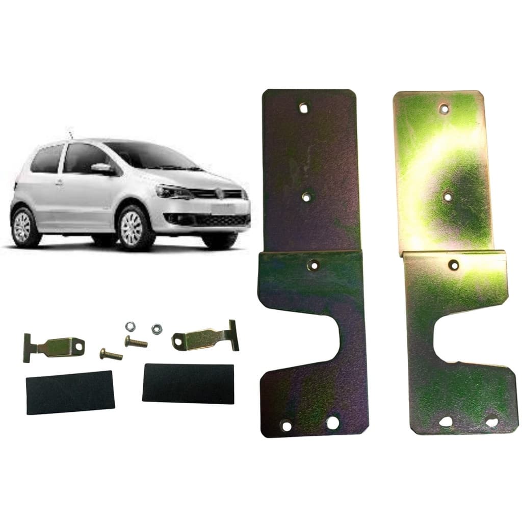 Kit Suporte De Trava Elétrica Fox 2 Portas Unificado