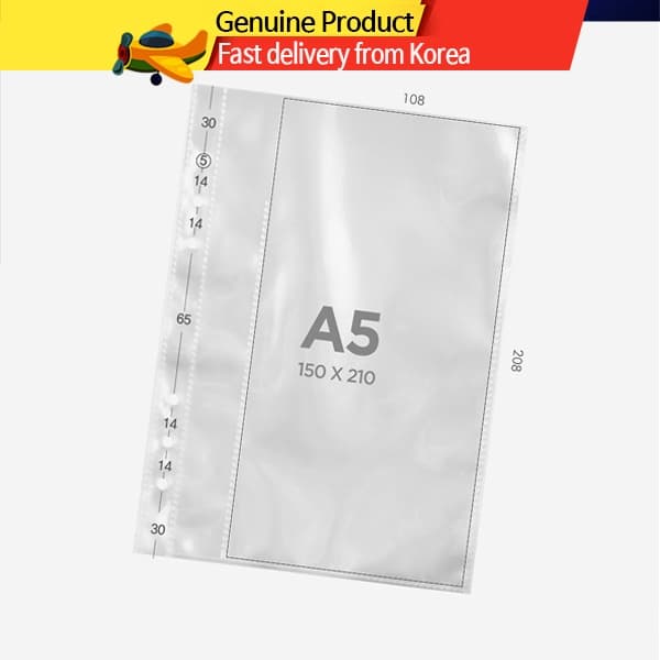 Beond Refil A5 para Fichário Photocard – Folhas Kpop Deco, Planner Inserts, Arquivo Reposição