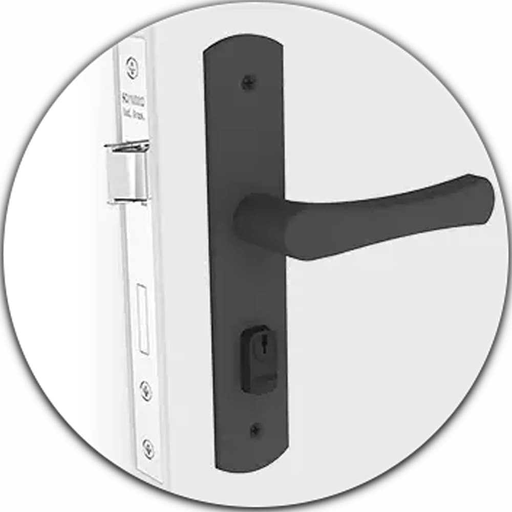 Fechadura Soprano Ipanema  Para Porta de Madeira Broca 40mm ESP27 Chave Externa/Chave Interna Banheiro