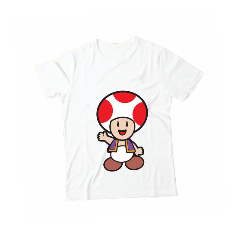 Camiseta Personalizada Cogumelo Mario M2