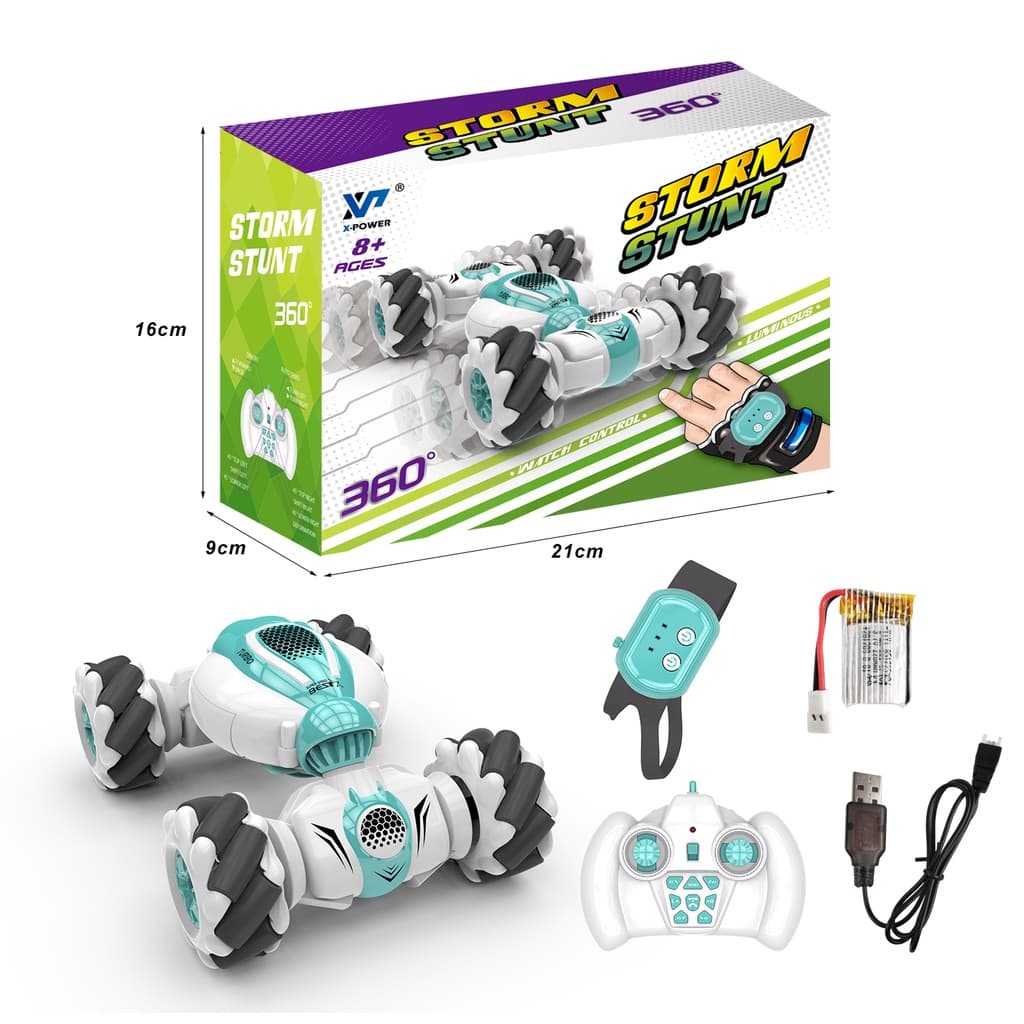 Carrinho S-012 Rc Stunt Com Controle remoto Gesto Sensor Brinquedo Com Controle Gira 360° Diversão Das Crianças