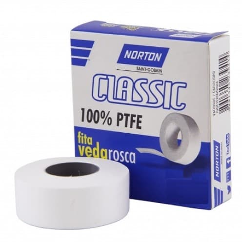 Fita Veda Rosca Cinta Ptfe 12 mmx10 metros Norton