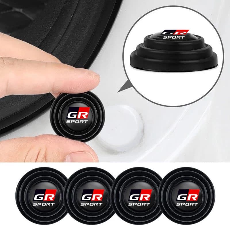 Porta Do Carro Anti-Impacto Almofada De Silicone Colisão Adesivo À Prova De Som Para Toyota GR Gazoo Racing Esporte VIos Yaris Corolla Cross Wish Revo CHR Avanza Fortuner Rush