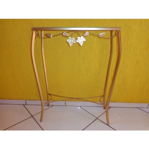 Aparador Em Ferro 60x 20cm Com Vidro Brinde promoção