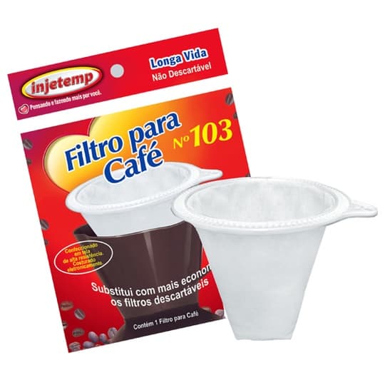 FILTRO / COADOR DE CAFE DE PANO SINTETICO FILTRO LONGA VIDA 103