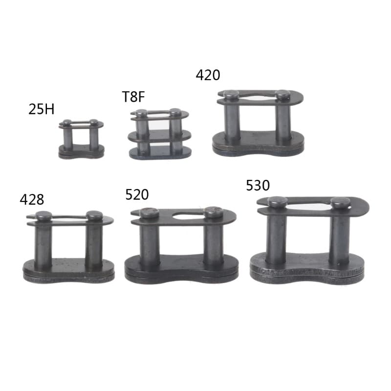 KIN Corrente De Motocicleta Master Buckle Ring Link 25H T8F 420 428 520 530 Conector