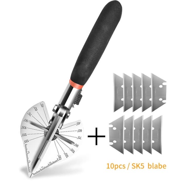 Tesoura Angular , Cortador De Esquadria De 45 Graus A 120 , Manual , Multifuncional , PVC , PE De Tubo De Plástico