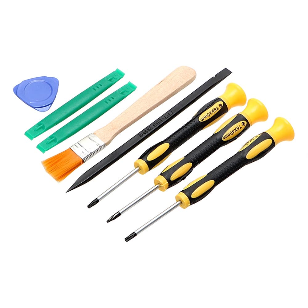 Diywork Para Xbox Um Xbox 360 Ps3 Ps4 Screw Driver Repair Tool Kit Torx T8 T6 T10 H35 8 Pçs / Set Buraco Tamperproof Chave De Fenda Abertura Conjunto De Ferramentas