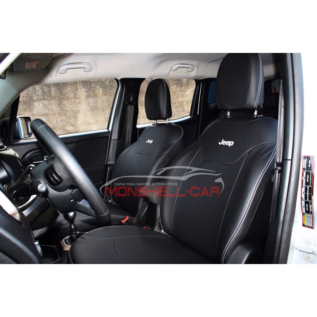 Capa De Bancos Automotivos Carro em Couro Jeep Compass 2017 à 2022