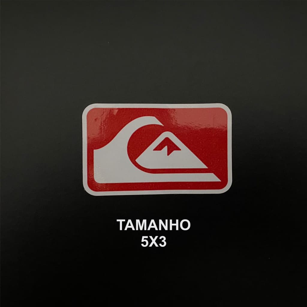 Adesivo Quiksilver Pequeno 5x3 CM