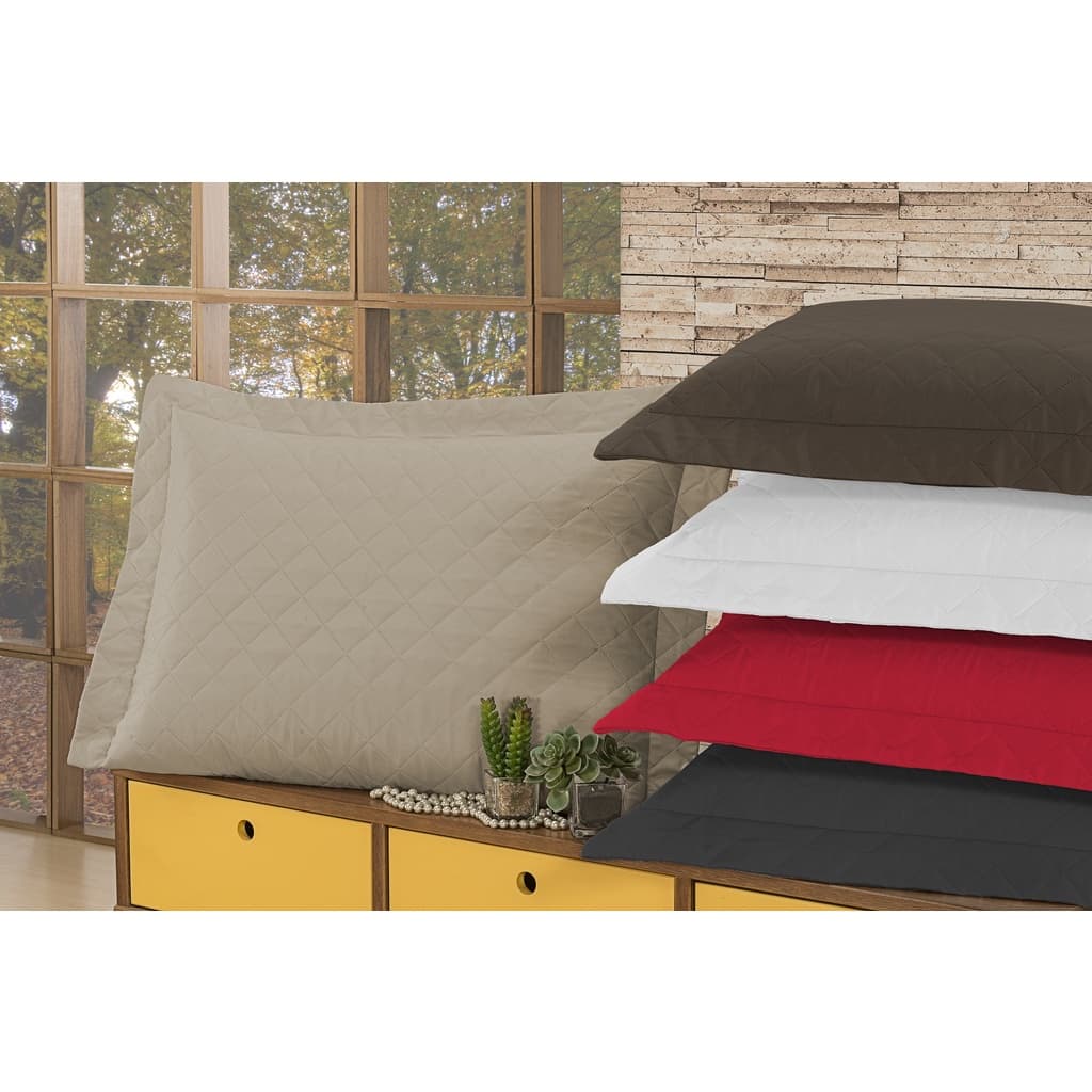 Kit 02 Porta Travesseiro Matelasse 70 cm x 50 cm Capa Protetora de Travesseiro Fronha