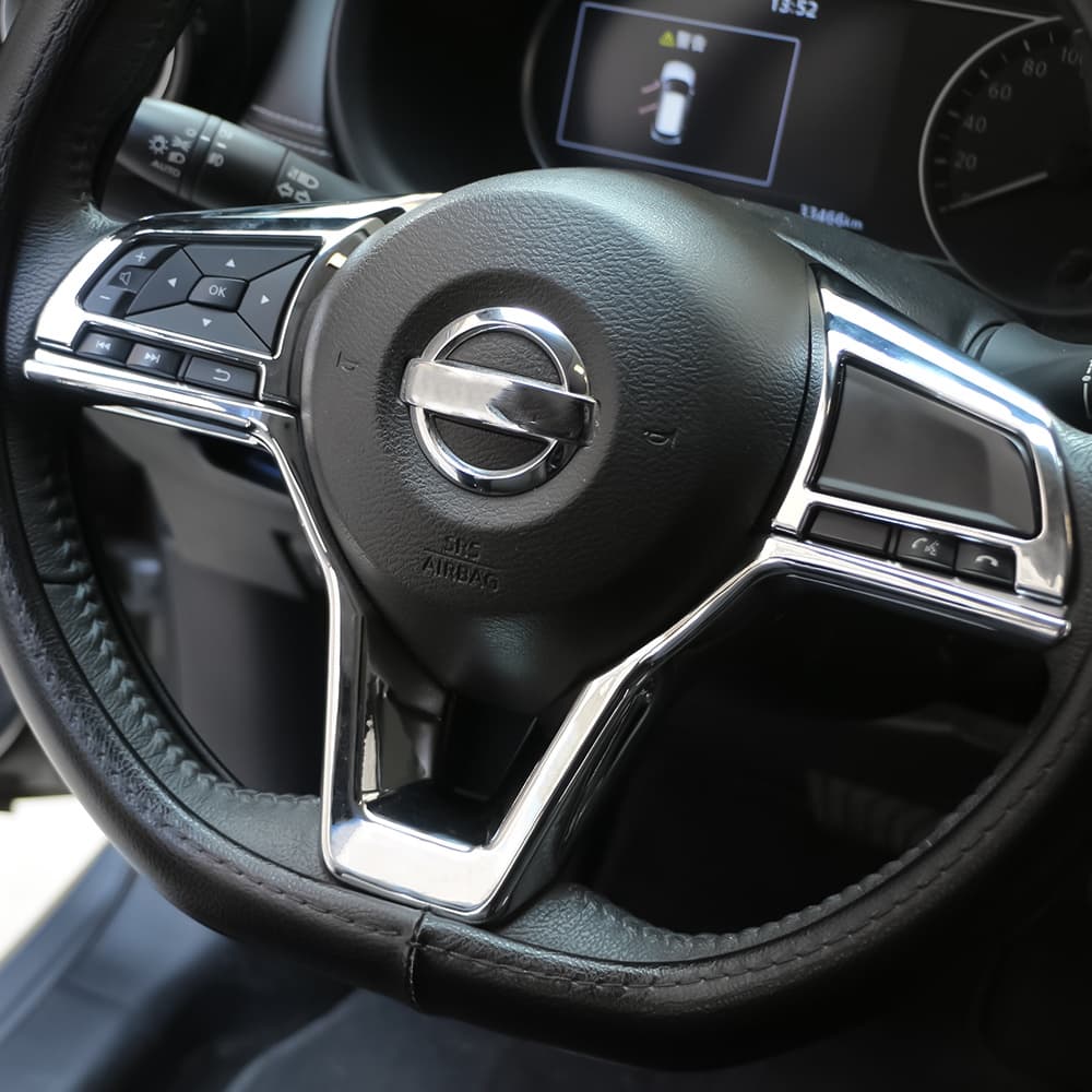 Volante De Carro Adesivo Decorativo Para Nissan X-Trail T32 Qashqai J11 Kicks Teana Acessórios Dualis
