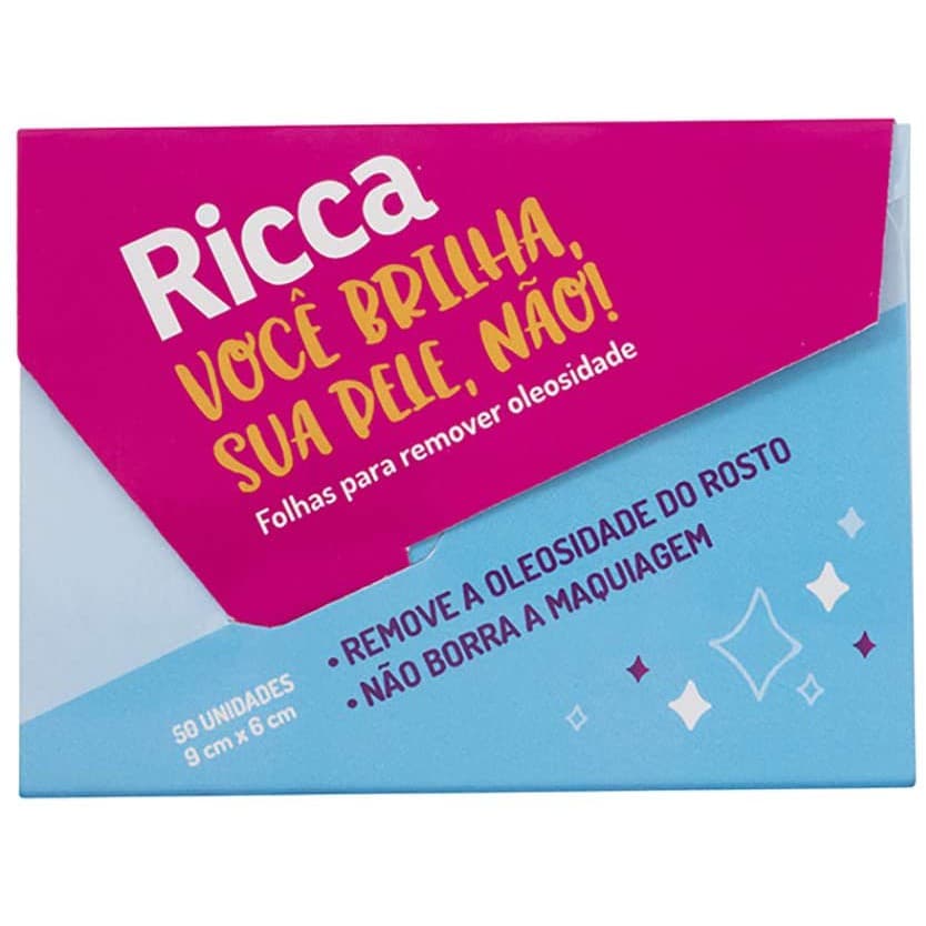 Lenço Removedor de Oleosidade Ricca - 50 Un