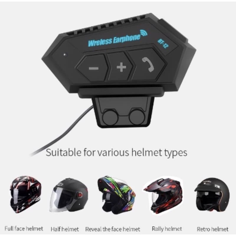 Intercomunicador para capacete - fone de ouvido - bluetooth moto