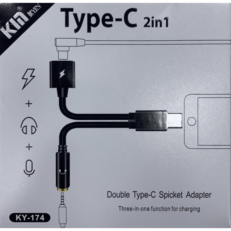 Double Type-C Spicket Adapter