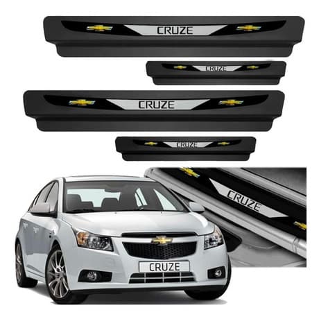 Soleira Protetor Porta Plus Cruze 2012 2013 2014 2015 2016 2017 2018 2019 2020 2021