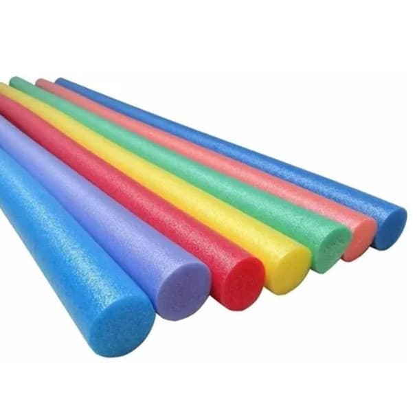 Kit C 3 Boia Espaguete Macarrão Flutuador Para Piscina Brasil Pex Sem Furo Maciço