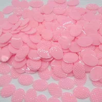 CHATON OVAL 13X18 -  ESTILO ABACAXI - MATERIAL PARA ARTESANATO (40 unidades)