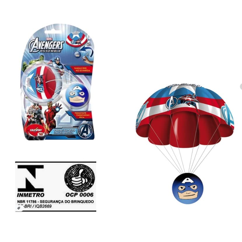 Brinquedo Para Quedas Capitao America PROMOÇÃO!!