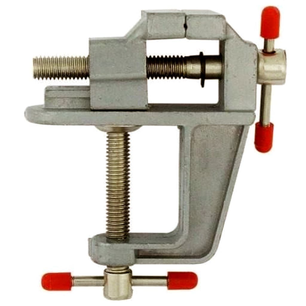 Mini Torno Morsa Mesa Bancada 4 Polegadas Aço Metal Ferramenta Multiuso Hobby Bijuterias Informática