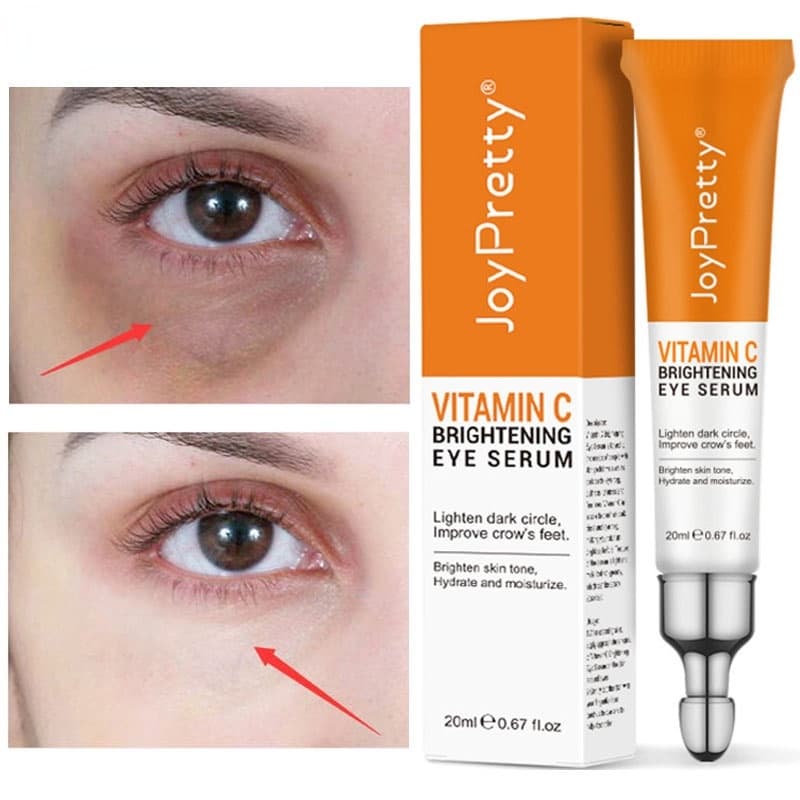 Vitamina C Creme De Olhos Remover Olheiras Olho Sérum Iluminador Ácido Hialurônico Linhas Finas Sacos De Essência Cuidados Com Os