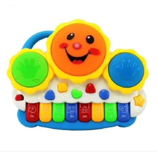 Teclado Piano Musical Bebê Brinquedo Infantil Divertido Drum