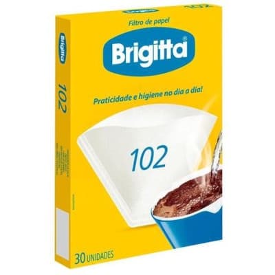 4 unidades Filtro de Papel 102 caixa 30 unidades - Brigitta