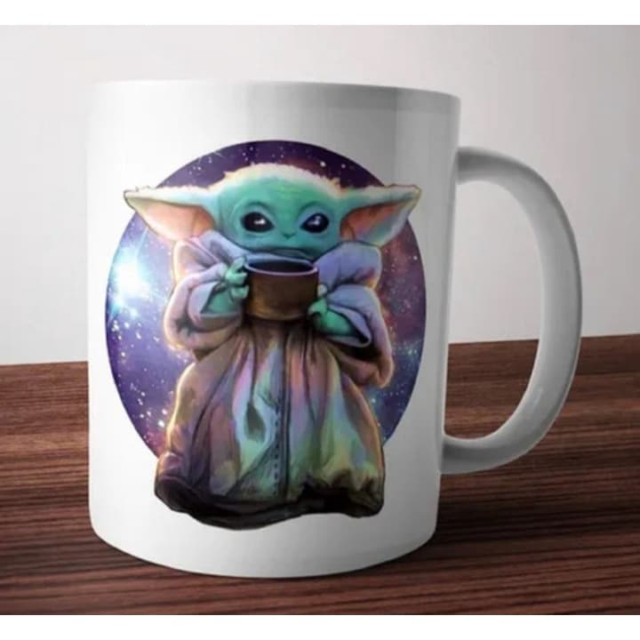 Caneca De Cerâmica Personalizada Baby Yoda