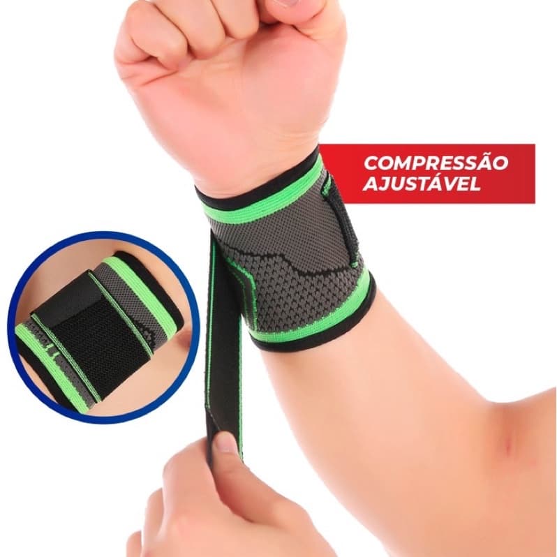 Munhequeira  Academia Tendinite Pulso Aberto Ortopedica Suporte Saude -Envio Rapido