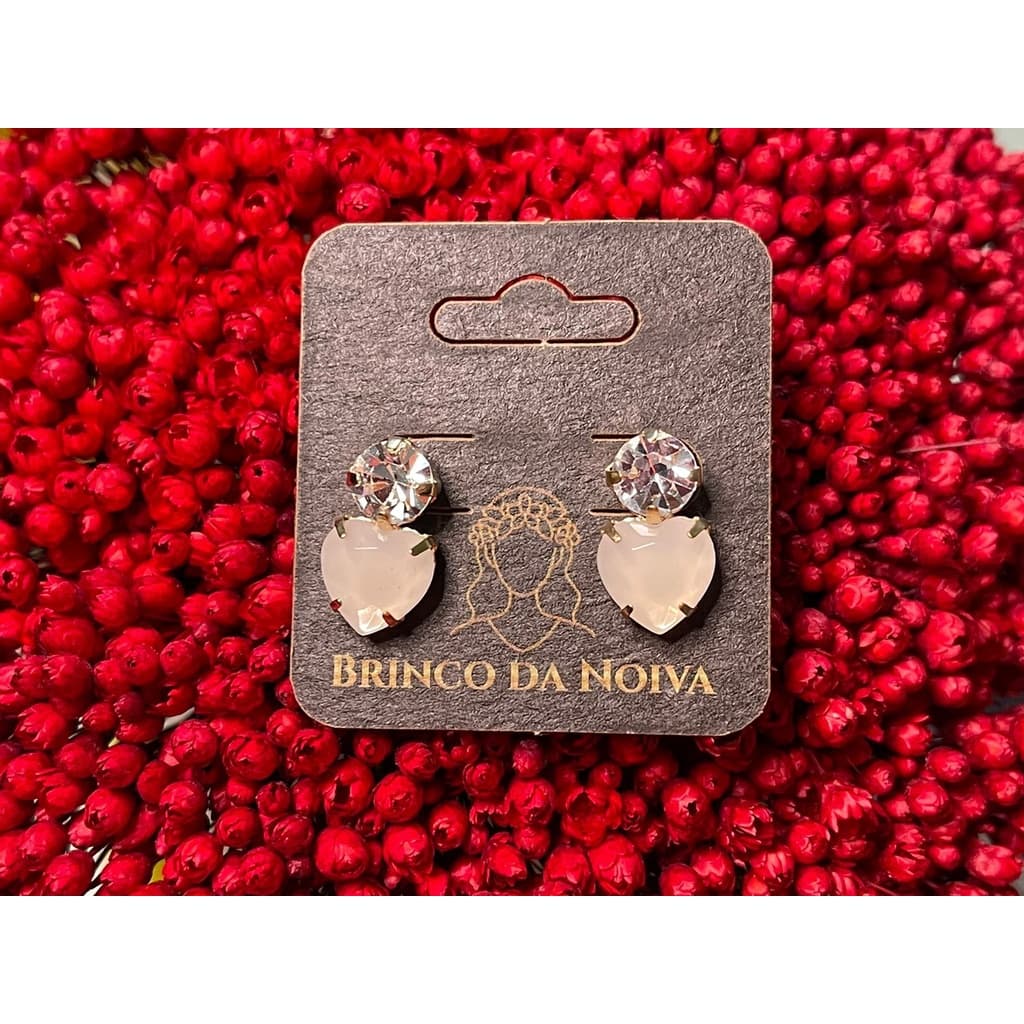 Brinco de Noiva Luxo madrinhas festa brilhante delicado debutante casamentos