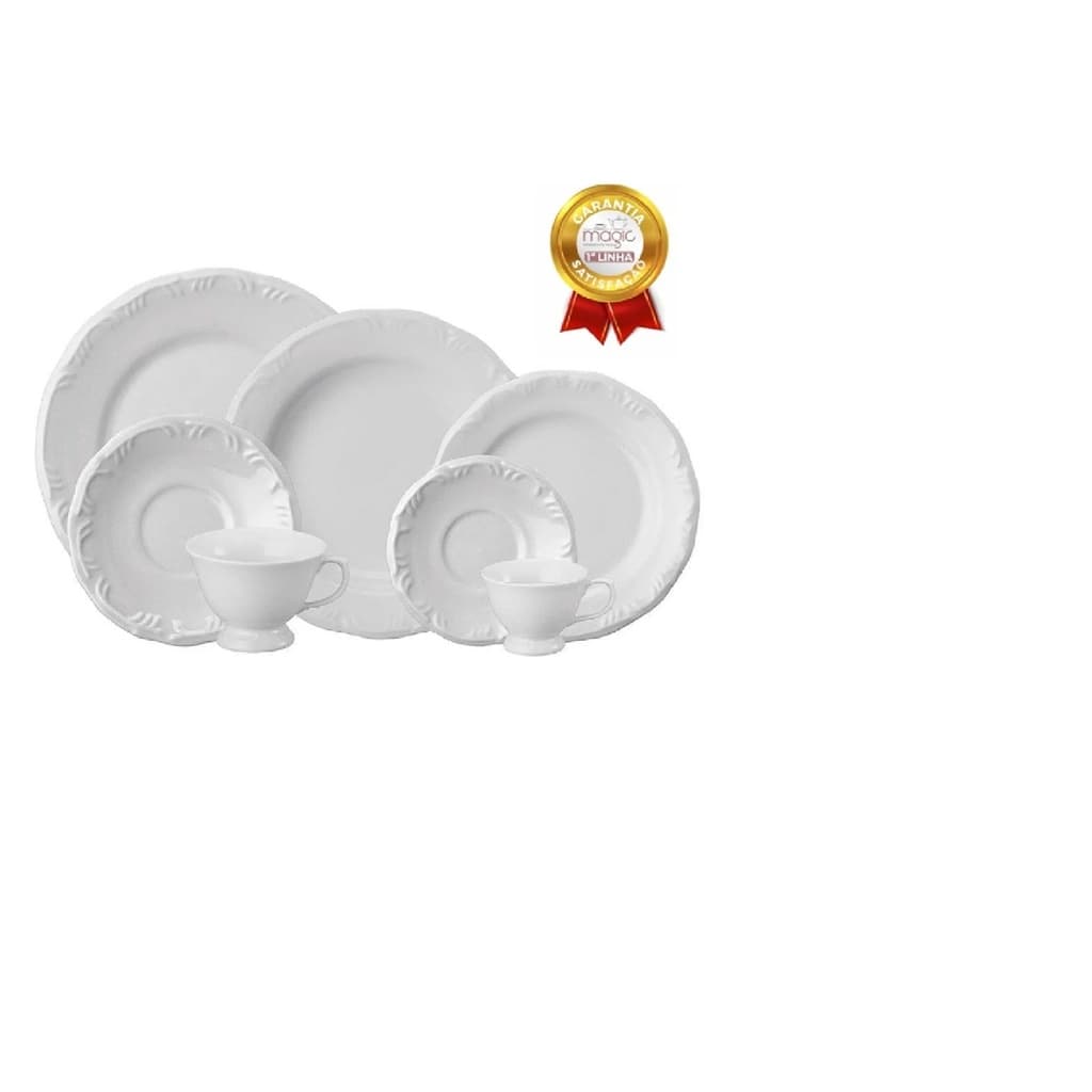 Aparelho De Jantar Porcelana Schmidt Pomerode 42 Pçs 1a.