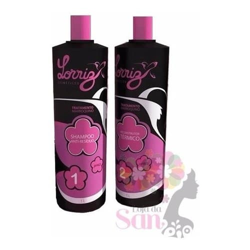 Kit Progressiva Liso Perfeito Argila Cacau Lorriz 2 Passos