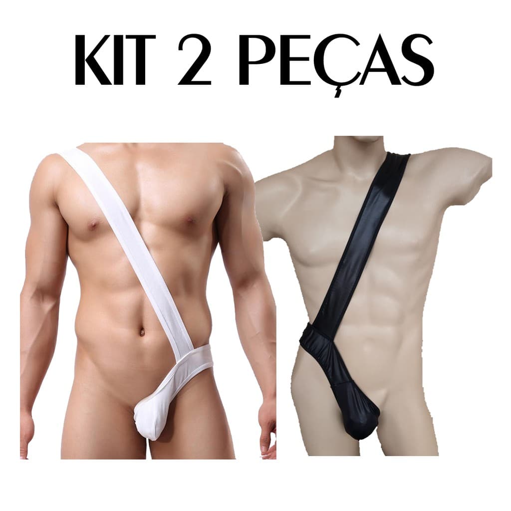 Kit 2 Cuecas Thong Fio Dental Alça Lateral Cuecas Sexlord
