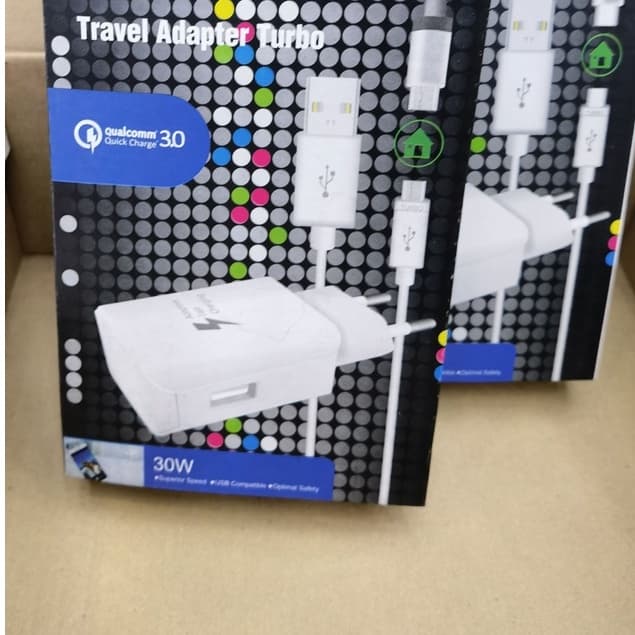 Carregador S TYPE-C Turbo Travel Adapter Turbo 3.0 30W TYPE-C