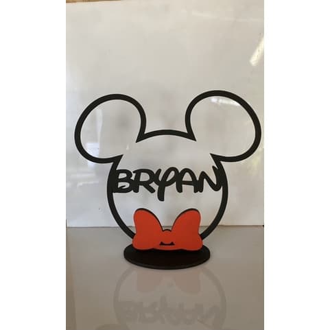 5centro de mesa  do mickey personalizado