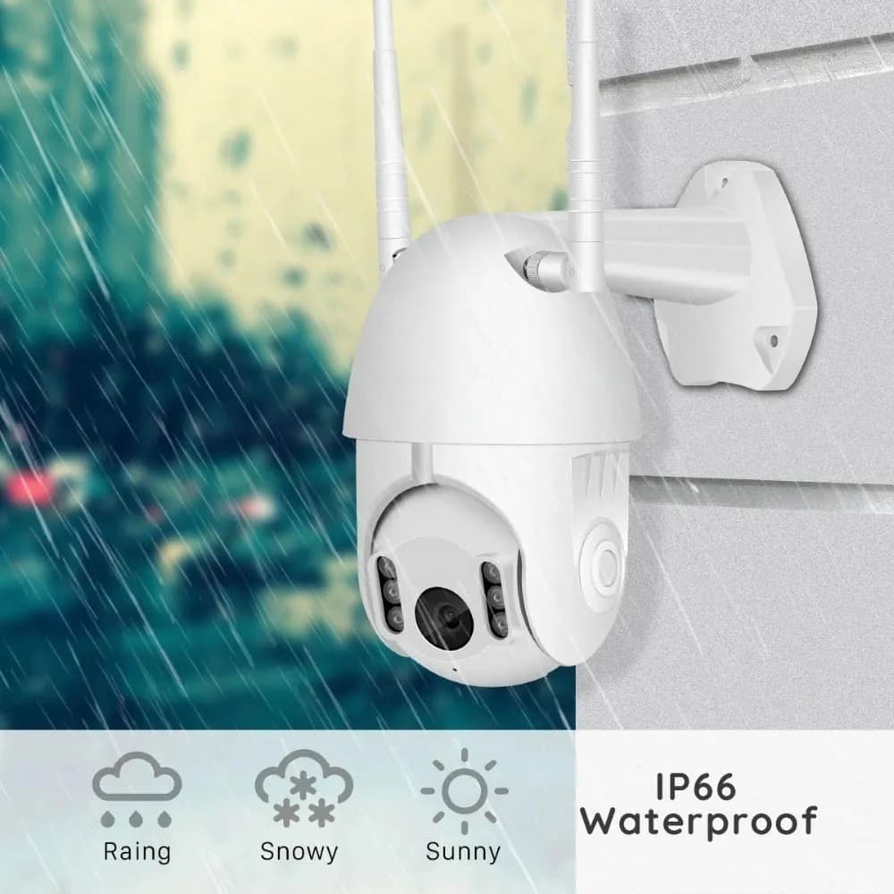 Camera Mini Speed Dome Externa Ip Sem Fio Wireless Hd