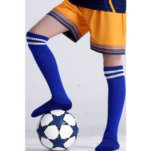 Kit 3 Pares Meião Futebol Liso Listrado Adulto 38/45  protecao Jogador