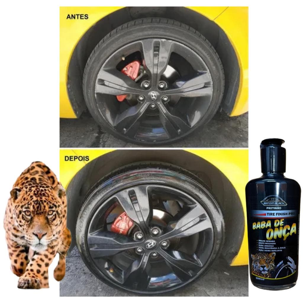 Baba de Onça Novo - Pretinho Não sai com Água - Batom Black!