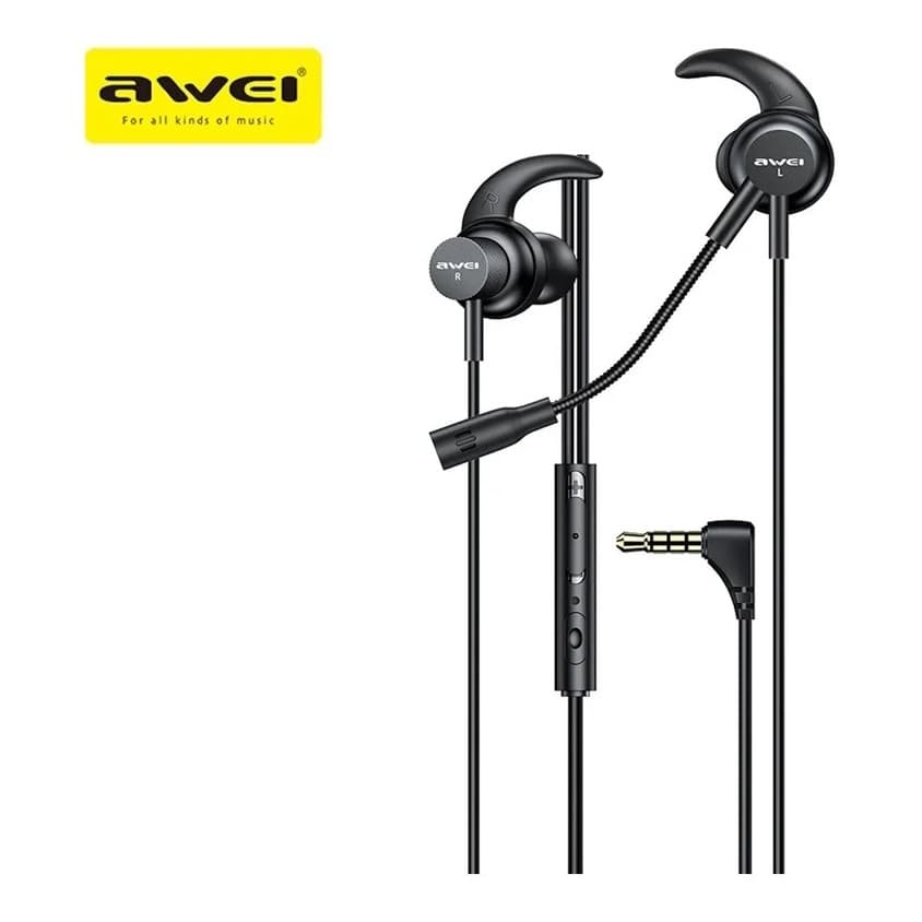 Fone Gamer Awei Es-180i Original Driver 13mm Pronta Entrega