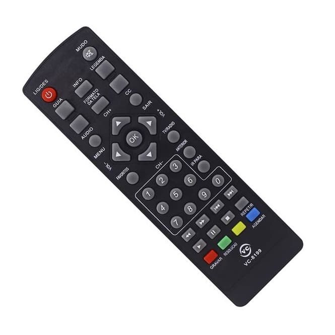CONTROLE REMOTO PARA CONVERSOR AQUÁRIO (VC-8199)