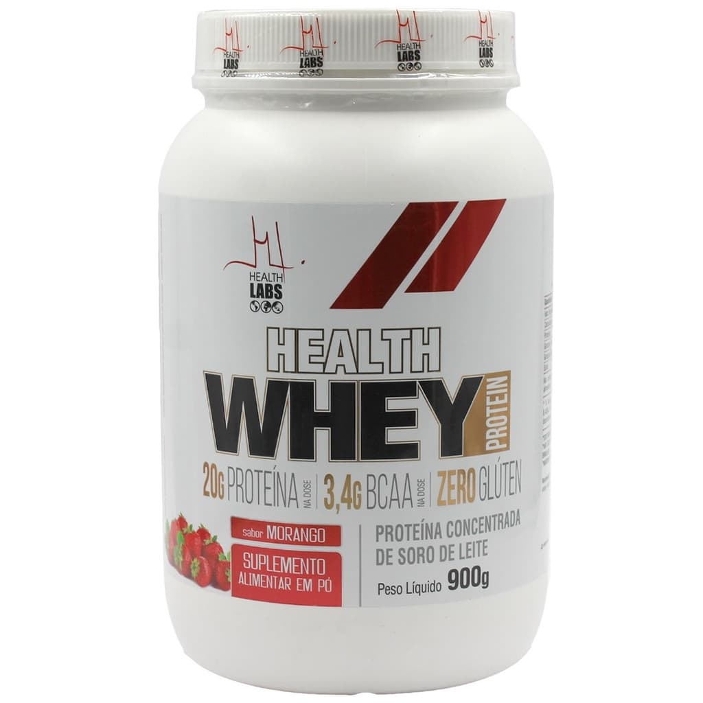 Whey Protein Health Labs 900g - 20g Proteinas
