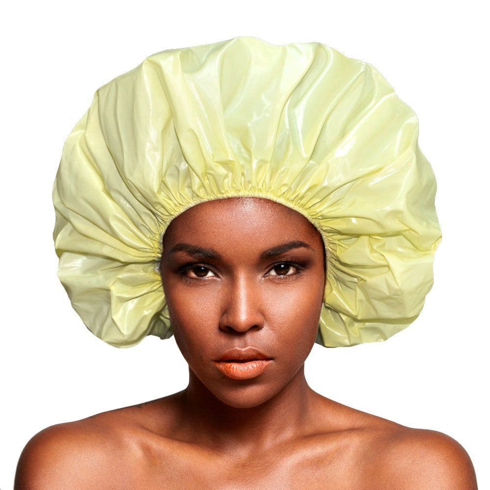 Touca P/Banho Pvc Grande P/Cabelos Afro E Ou Volumosos Santa Clara