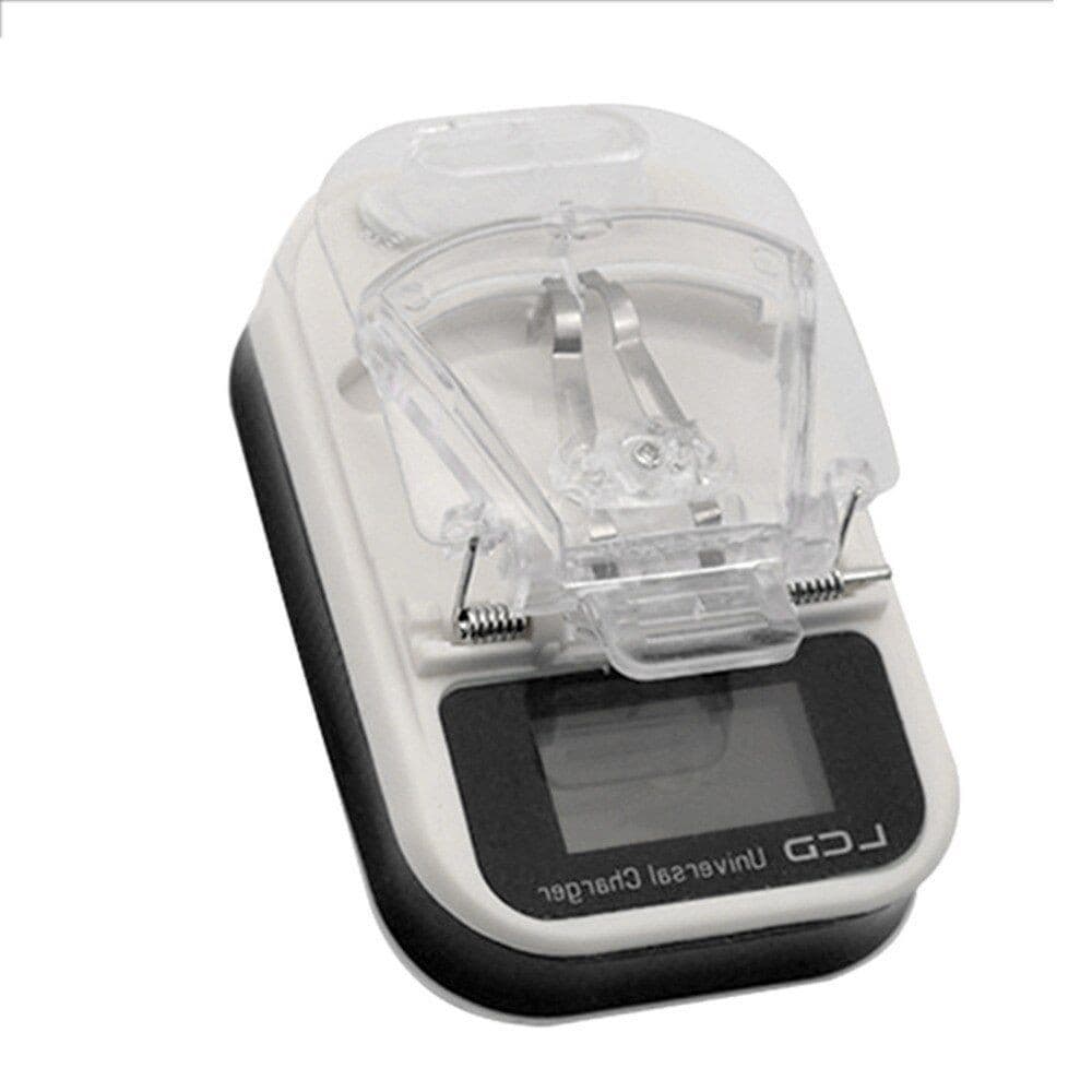 Carregador de Bateria Universal Celular Smartphone Saída USB Visor LCD Bivolt