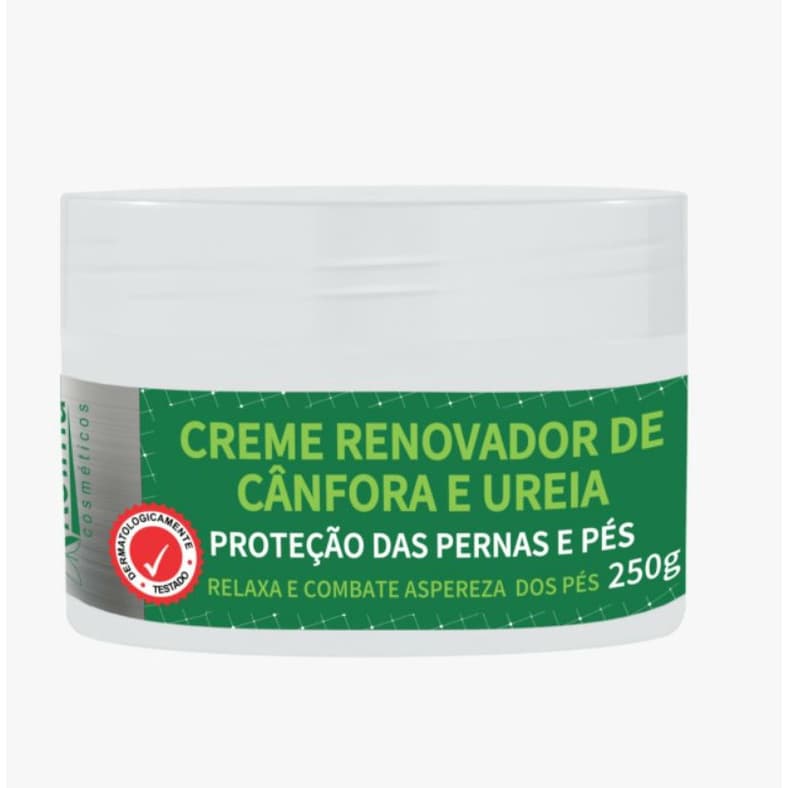 Creme Renovador de Cânfora e Ureia 250g Proteção das Pernas e Pés