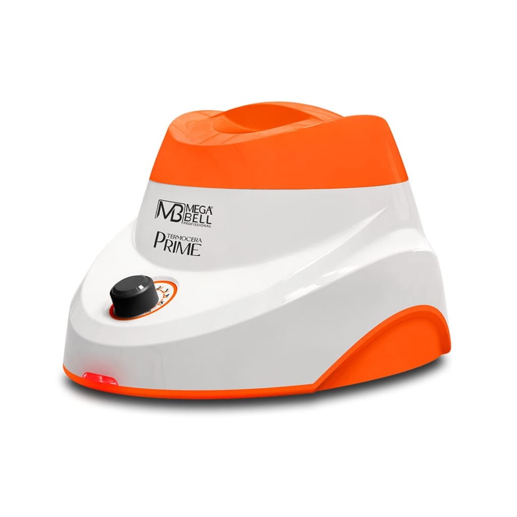 Termocera Prime Aquecedor de Cera 500g Com Refil - Mega Bell - Branca e Laranja ( 223 MB)
