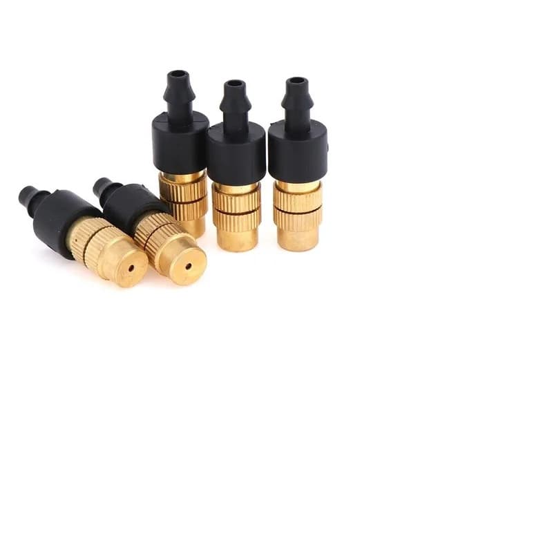 Bicos De Nebulização Ajustável Cobre 4/7mm Mangueira